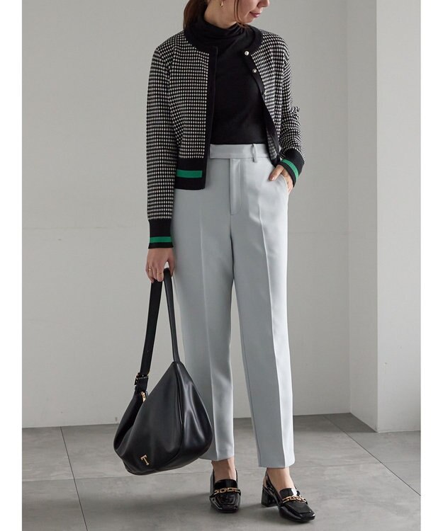 Te chichi ダブルクロスペンシルパンツ《2025winter catalog item》 ミント