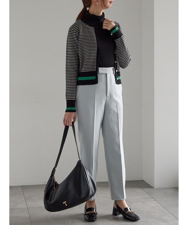 Te chichi ダブルクロスペンシルパンツ《2025winter catalog item》 ミント
