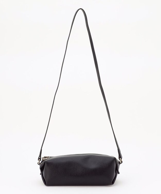 ANY 筒形ショルダーバッグ ブラック