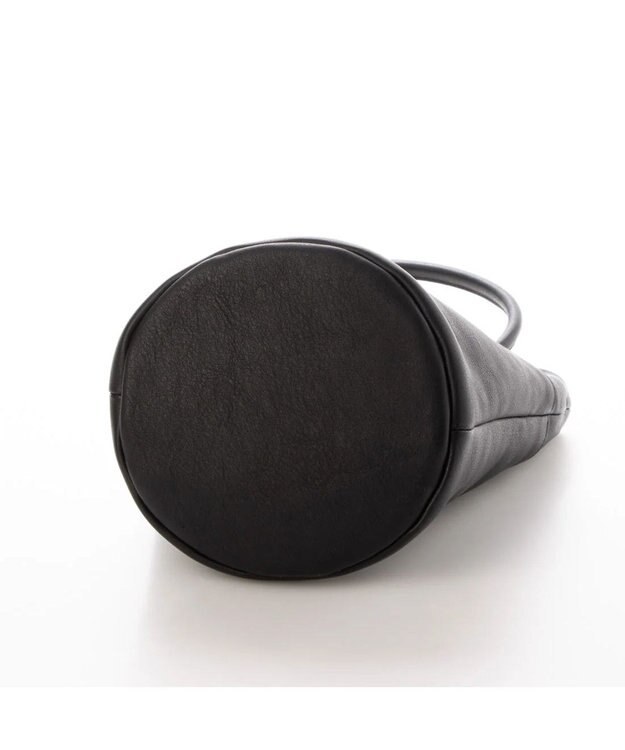 UNBILLION 【テレビ ドラマ着用アイテム】ペルケ perche / 姫路レザー丸手ハンドル2wayバケツバッグ ブラック