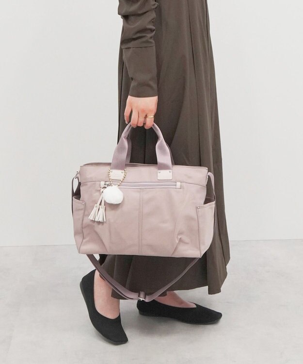 ACE BAGS & LUGGAGE kanana project collection タッセル-e 2wayショルダーバッグ 68873 モーヴピンク