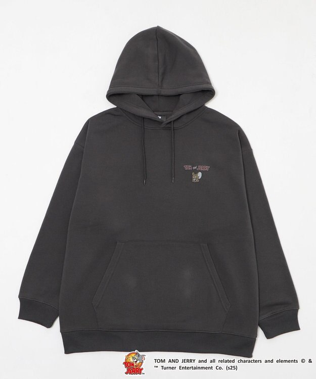 WEGO 【ユニセックス着用ITEM/25年秋冬新作】TOMandJERRYグラフィックプルオーバー スミクロ