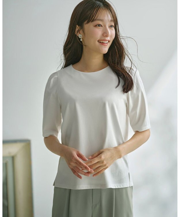 ANY SIS L 【UVカット・接触冷感・撥水・汗ジミ防止】プレーティングジャージー タックスリーブ カットソー オフ