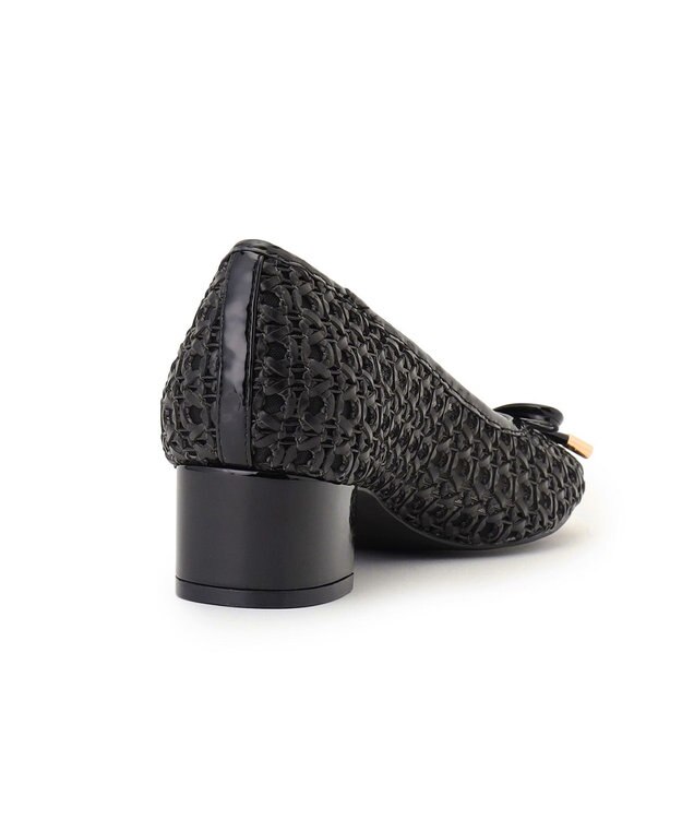 TOCCA CROCHET WITH RIBBON PUMPS パンプス ブラック系