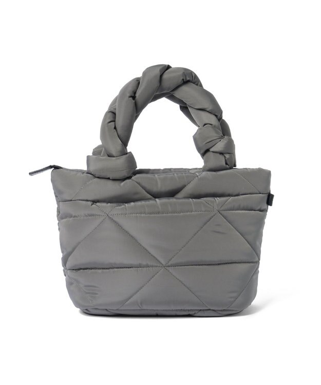 PELLE BORSA キルティング ミドルトートバッグ Puffy パフィ 5822 グレー