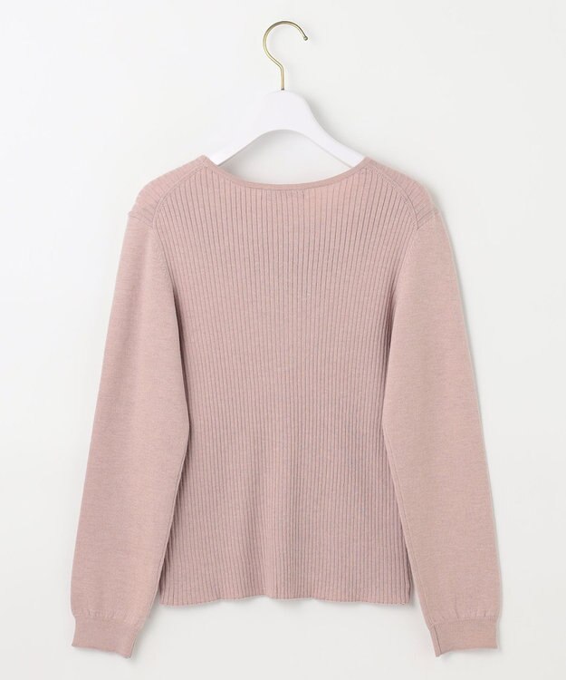 ANY SIS 【洗える】プチジュエル ニット ローズグレー