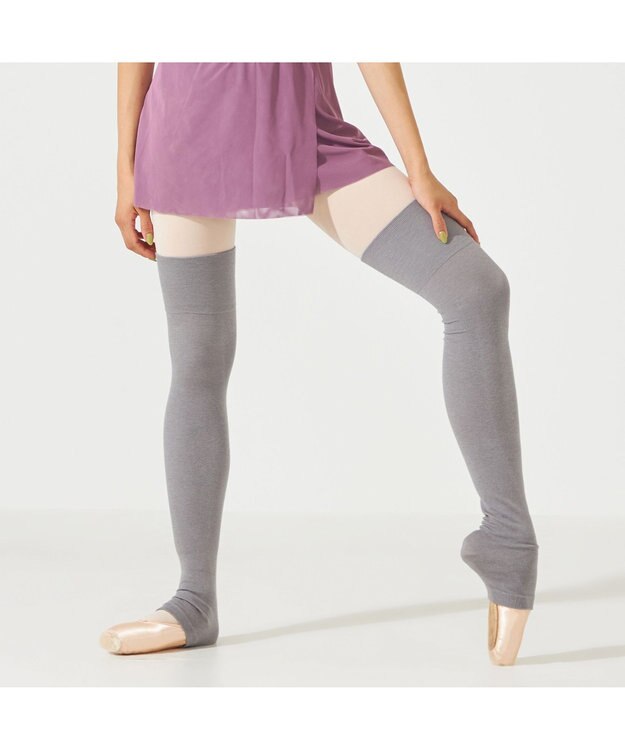 Chacott レッグウォーマー ロング丈 （サーモギア(R)糸使用） グレー