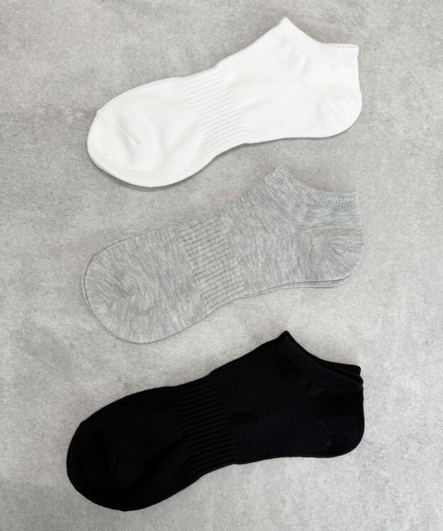 WEGO 3Pムジショートソックス アソート