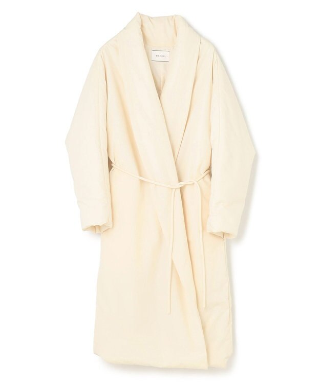 BEIGE， 【洗える】PINS / 中綿ロングコート Ecru