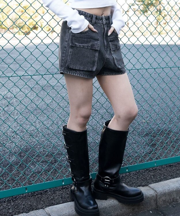 WEGO マイクロショートパンツ ブラックその他