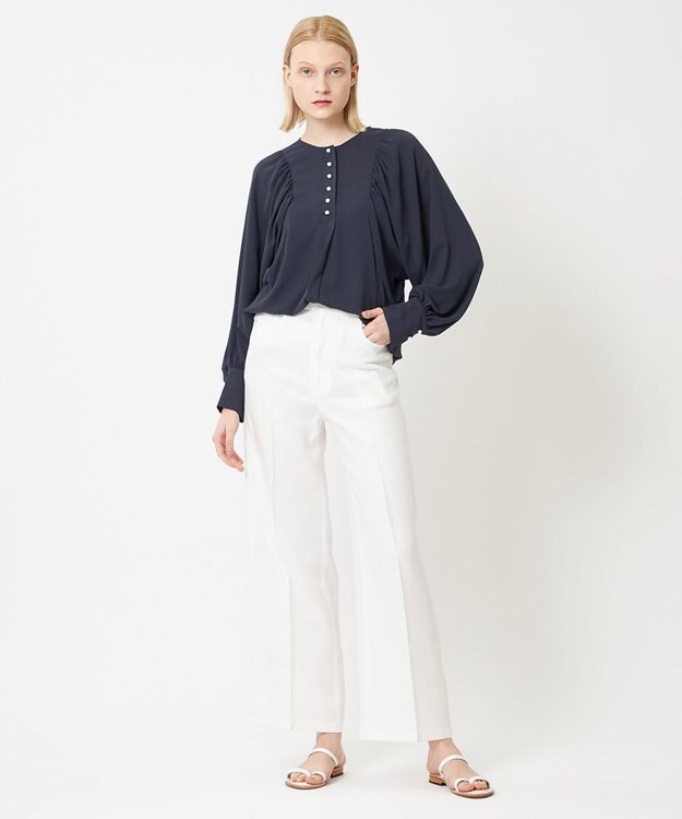 BEIGE， 【S-size】BURDOCK / ワイドパンツ White