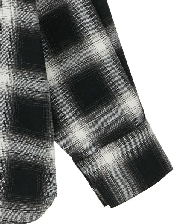 Green Parks ・ＥＬＥＮＣＡＲＥ　ＤＵＥ　２ｗａｙチェックビックシャツ Black