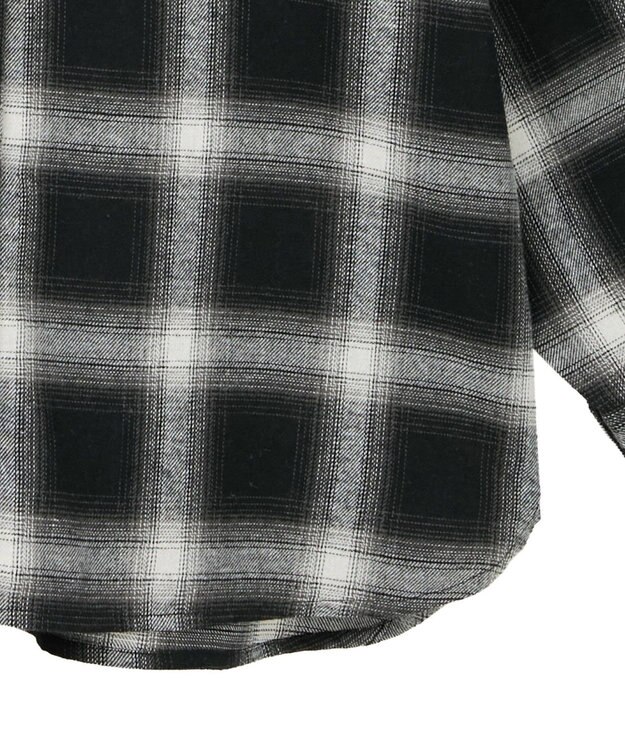 Green Parks ・ＥＬＥＮＣＡＲＥ　ＤＵＥ　２ｗａｙチェックビックシャツ Black