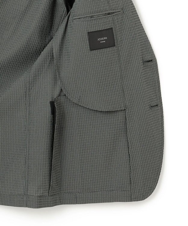 JOSEPH HOMME 【LEON 掲載】クールネスサッカー 　ジャケット ライトグレー系