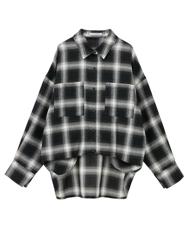 Green Parks ・ＥＬＥＮＣＡＲＥ　ＤＵＥ　２ｗａｙチェックビックシャツ Black