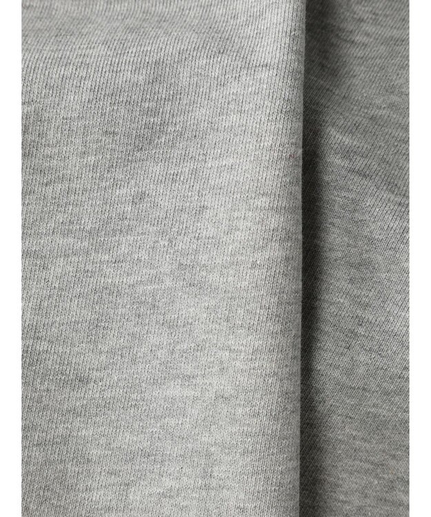 AMERICAN HOLIC ハーフＺＩＰ配色切り替え裏毛チュニック Light Gray Mixture