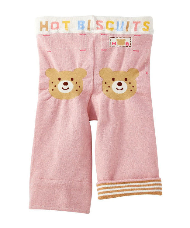 MIKI HOUSE HOT BISCUITS 【70-100cm】 8分丈スパッツ ピンク
