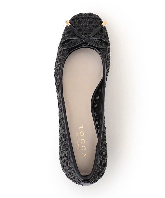 TOCCA CROCHET WITH RIBBON PUMPS パンプス ブラック系