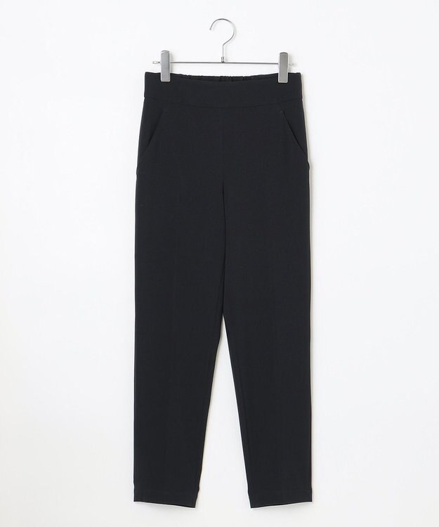 #Newans 【セレモニーにも】美シルエットセンタープレスパンツ ネイビー系