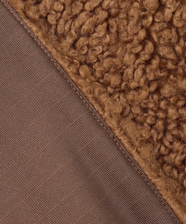 23区GOLF 【WOMEN】ボアベスト キャメル系