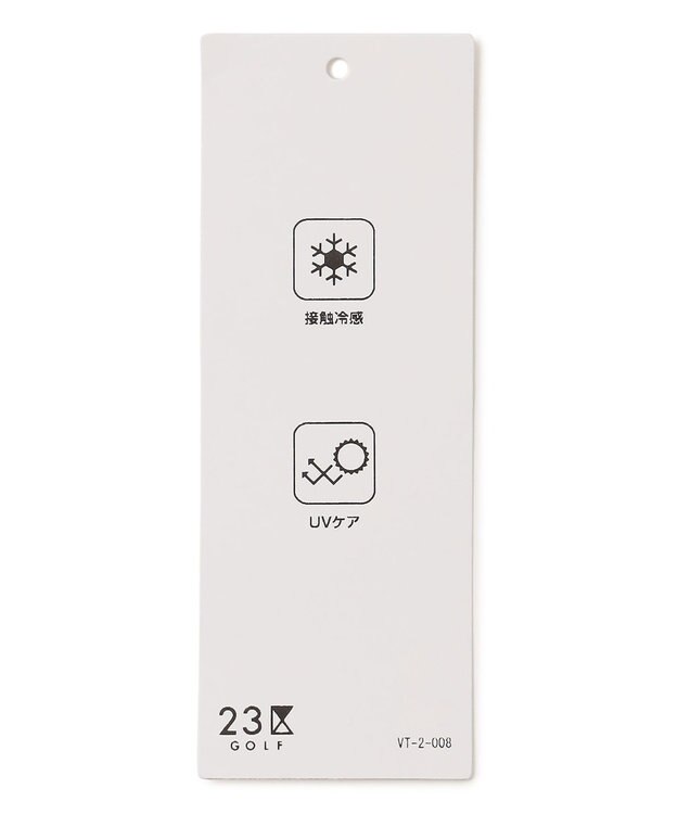 23区GOLF 【WOMEN】AIR TOOLライト モックネックシャツ ライトグレー系