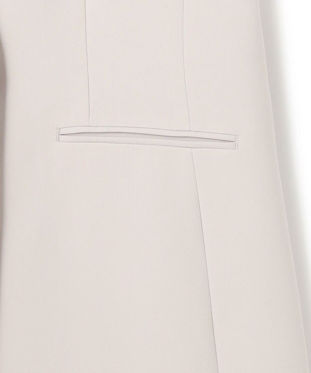 23区 【セットアップ対応/洗える】トリアセダブルジョーゼット ジレ ベージュ系