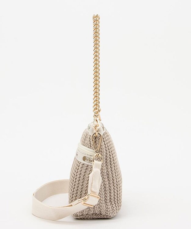 LeSportsac CHAIN CROCHET CLUTCH/ベージュクロシェ ベージュクロシェ
