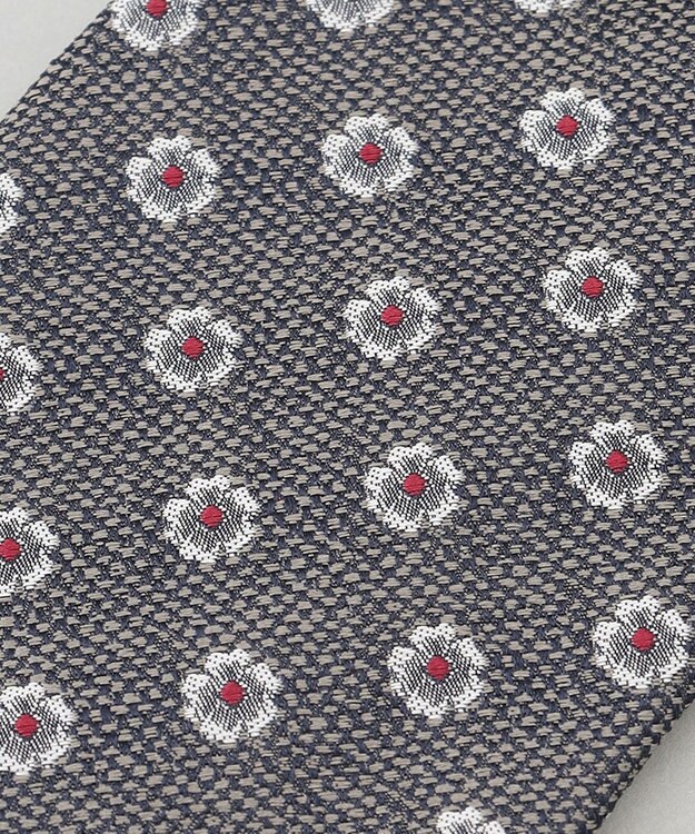 GOTAIRIKU 【Fermo Fossati】小紋 ネクタイ グレー系4