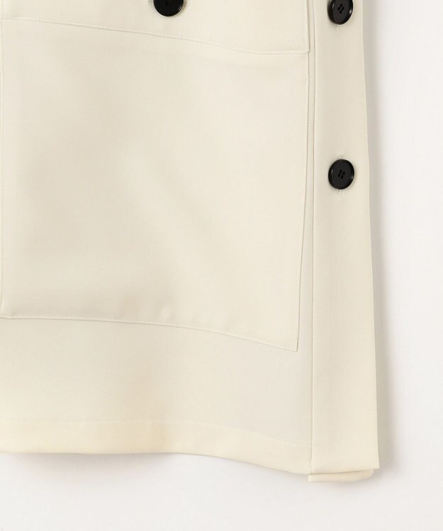 #Newans ロングシャツベスト ホワイト