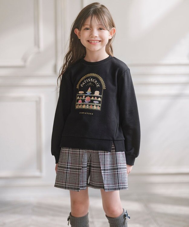 組曲 KIDS 【150-160㎝】パティスリー トレーナー ブラック