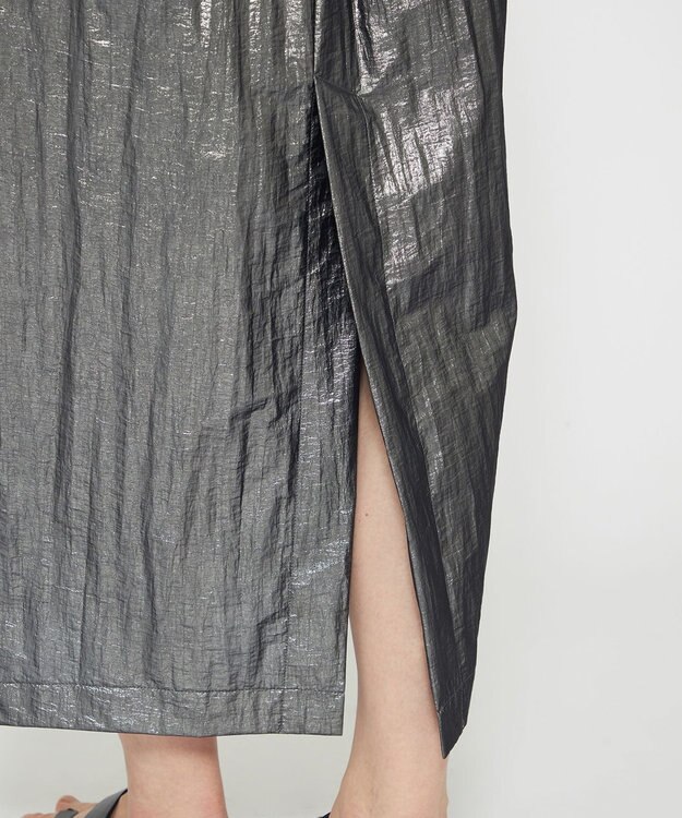 uncrave フォイル スカート（uncrave WHITE） メタルブラック