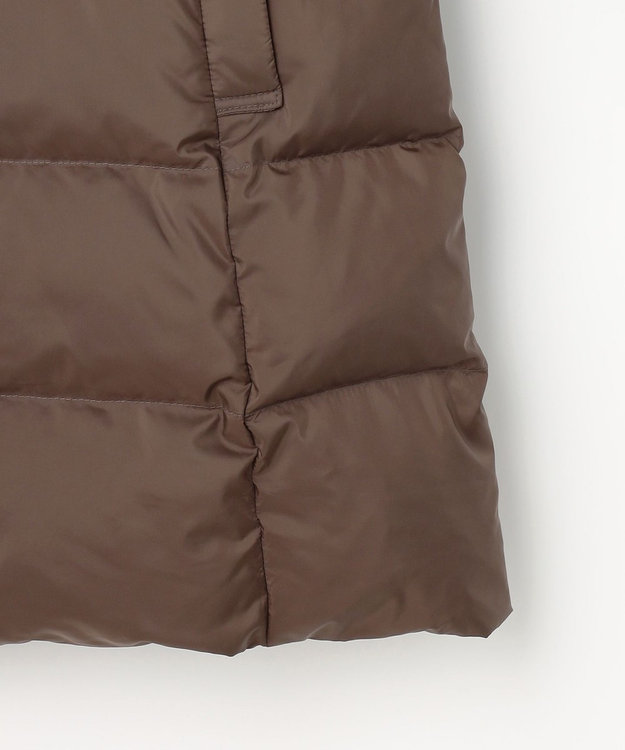 ANY SIS S 【2WAY】シルキータフタロング ダウン ブラウン