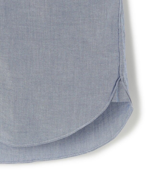 J.PRESS MEN 【J.PRESS ORIGINALS】【UNISEX】Cotton Dangary B.D. Shirt / Baggy-Fit ネイビー系