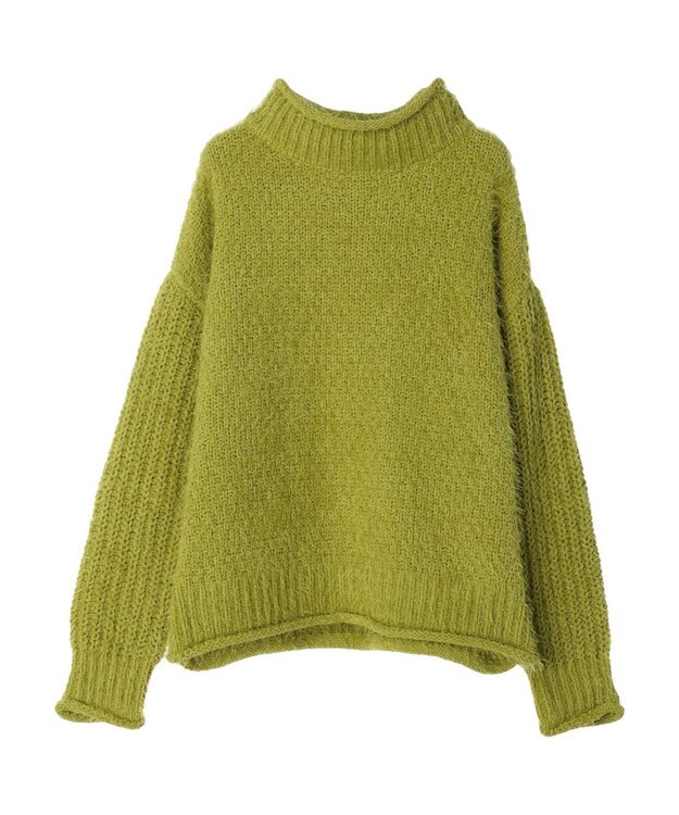 CRAFT STANDARD BOUTIQUE バスケットモールスタンドネックプルオーバー Yellow