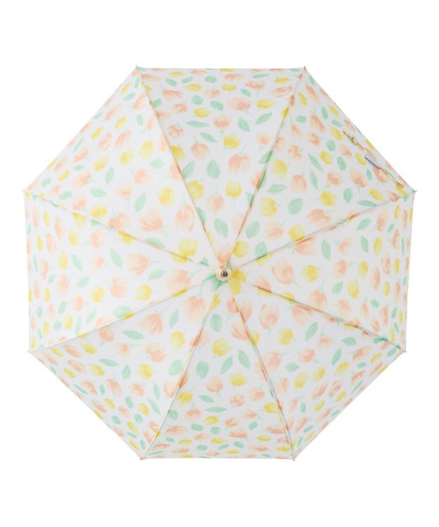 MOONBAT estaa 【耐風】長傘 チューリップフォレスト UV オレンジ