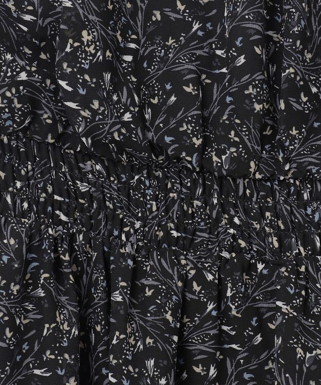 ANY SIS 【洗える】プチフルール ワンピース ブラック系