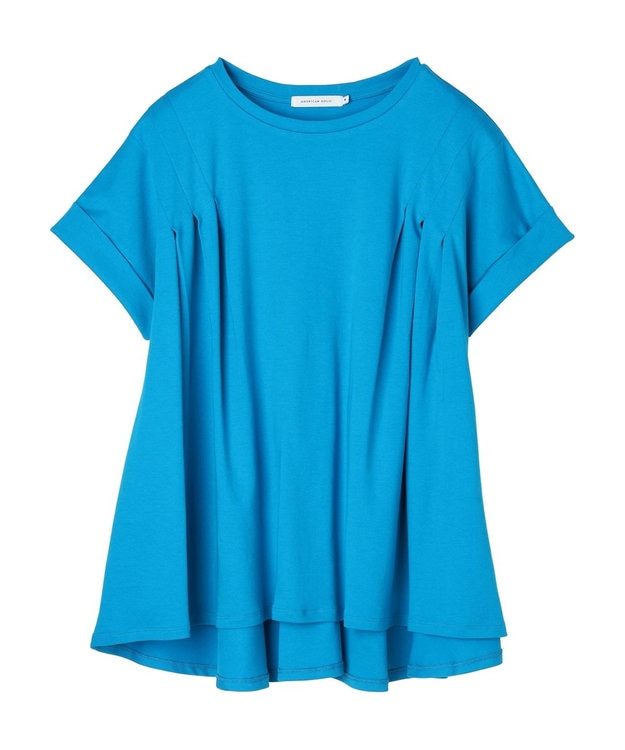 AMERICAN HOLIC フレアヘムフレンチスリーブカットプルオーバー Blue