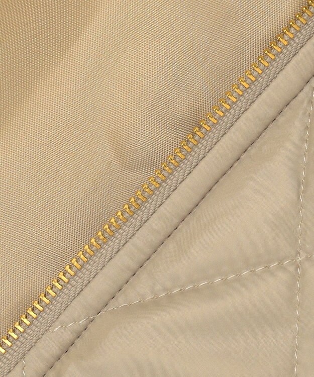 J.PRESS LADIES 【2way】スパンライクナイロンタッサー フーデッド コート キャメル系