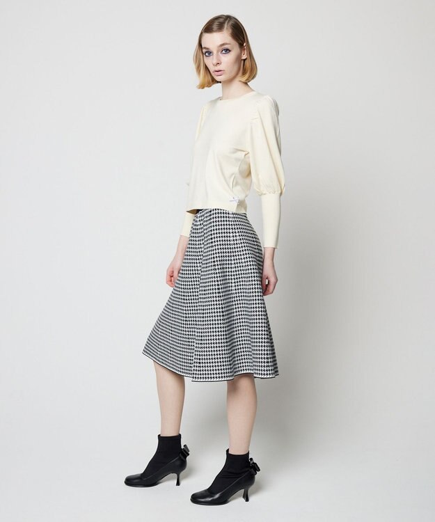 TOCCA 【洗える！】CALICO 千鳥柄スカート ブラック系3