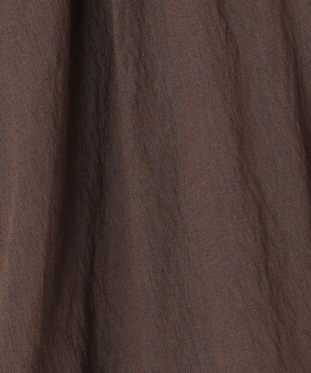 UNFILO シアーシャツ カーディガン ブラウン