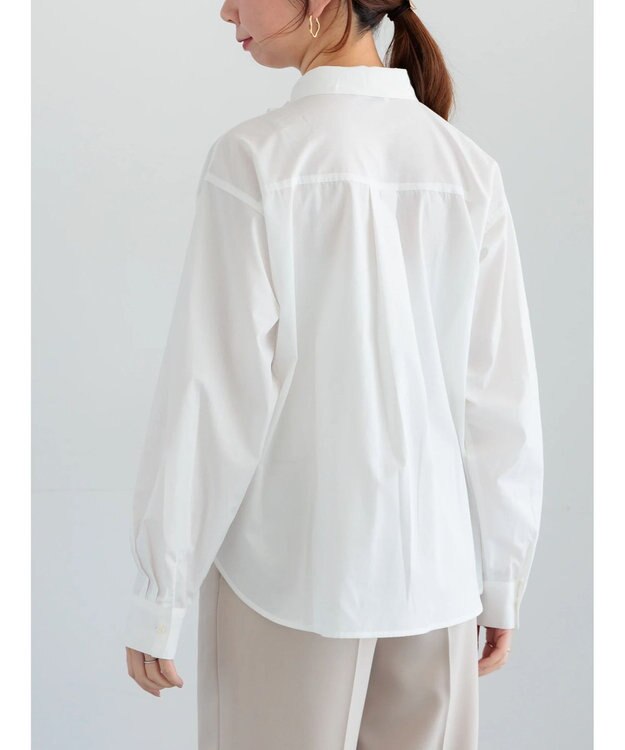 Te chichi フロントフリルシャツ オフホワイト