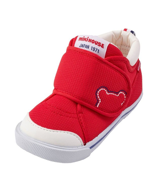 MIKI HOUSE HOT BISCUITS 【ミキハウス】【13.5-15cm】 セカンドベビーシューズ 赤