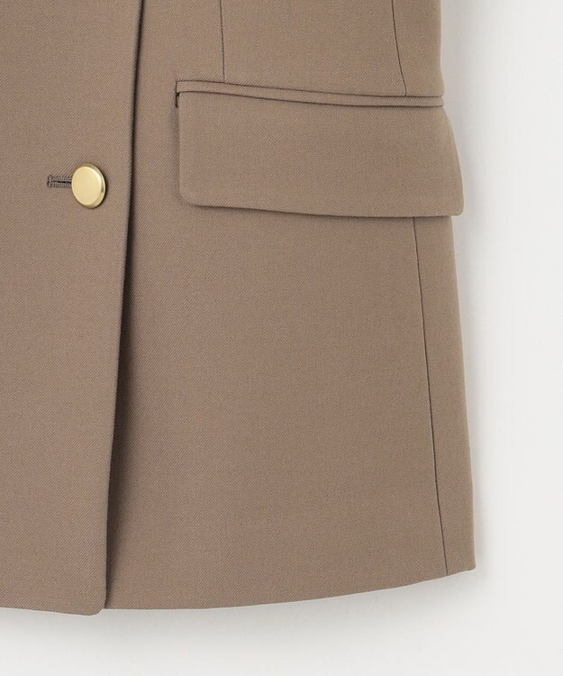 ANY SIS 【保温効果/ストレッチ】シリーズ累計13万枚突破！ビューティサーモ テーラードジャケット キャメル