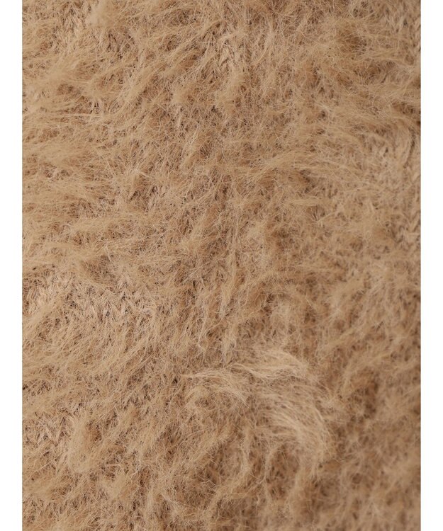 Green Parks フェザーＶネックニットプルオーバー Beige