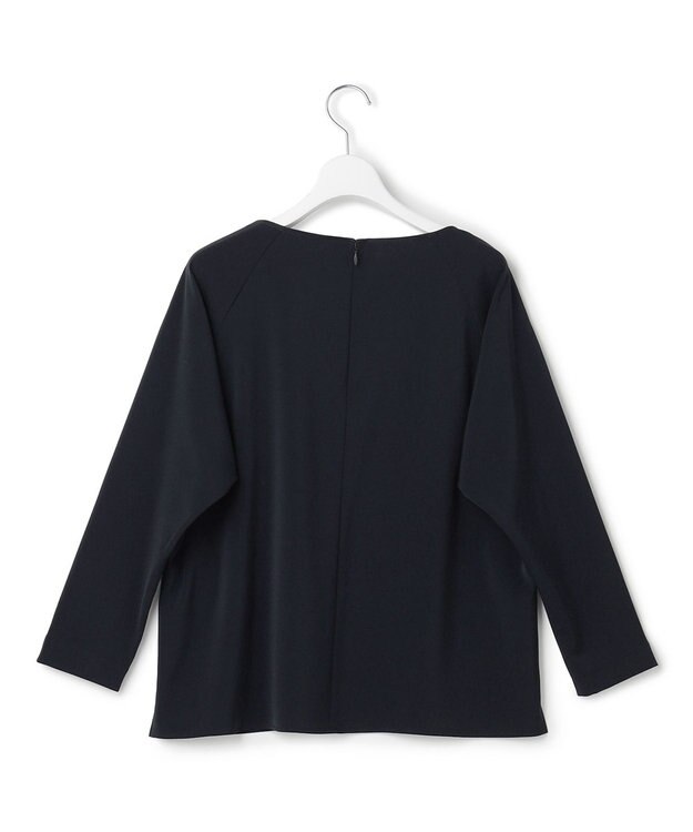 ICB L Fied スプリットラグラン Tブラウス ネイビー