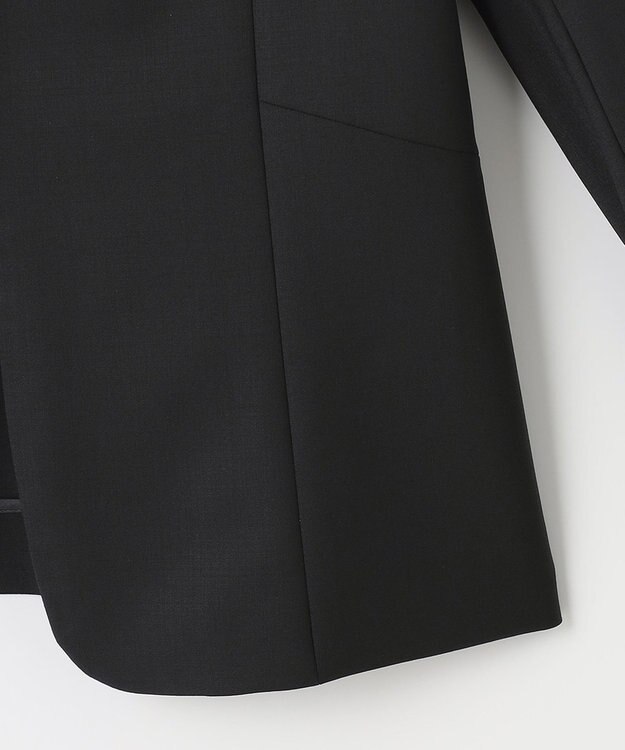 J.PRESS LADIES BAHARIYE SOLID ノーカラー ジャケット ブラック系