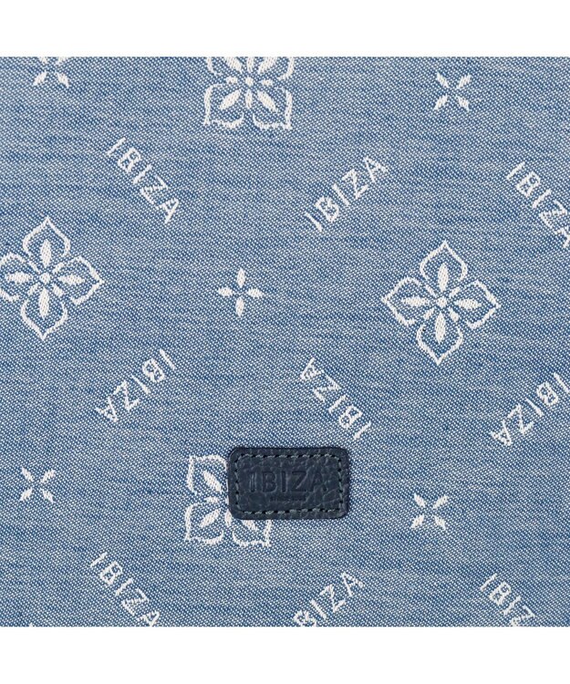 IBIZA アスール　ロゴデニム　リュック 水色