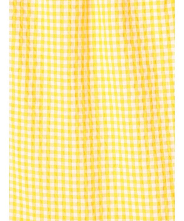 earth music&ecology ギンガムチェックマーメイドスカート Orange