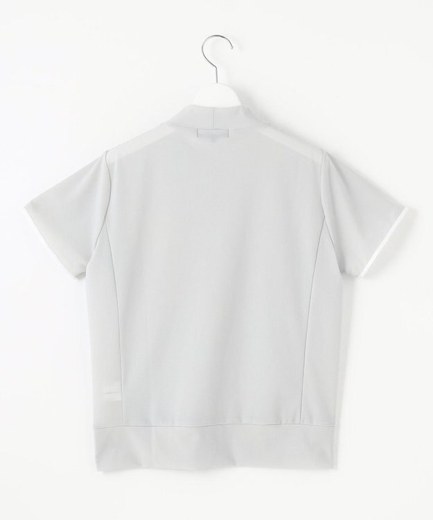 23区GOLF 【WOMEN】AIR TOOLライト モックネックシャツ ライトグレー系