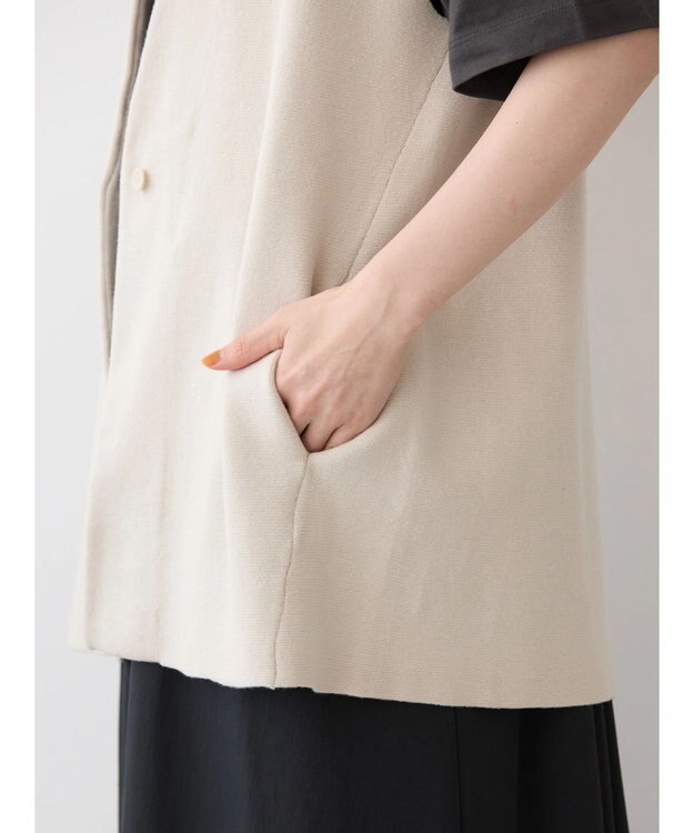 AMERICAN HOLIC Ｖネックニットジレ Black